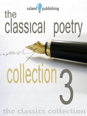 cover image of The Classical Poetry Collection, Volume 3